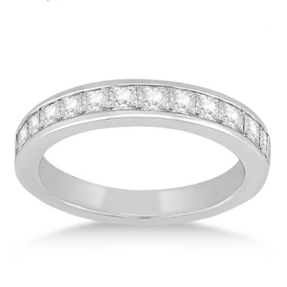 Trendy 925 Silver Plated White CZ Couple Ring, FB16FA1084